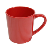 Thunder Group CR9018PR 3 1/8" Mug/Cup, Pure Red 7 oz. | Case of 12