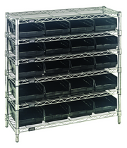 Quantum WR6-36-1236-107CO Shelving Unit, Wire