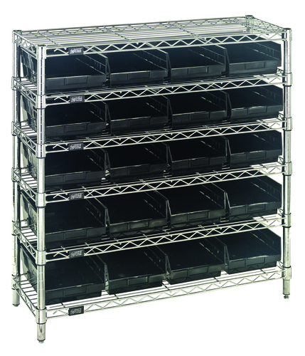 Quantum WR6-36-1236-107CO Shelving Unit, Wire