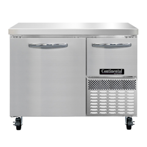 Continental Refrigerator RA43SN Refrigerated Counter, Work Top