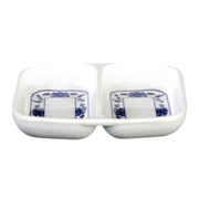 Thunder Group  1102TB Lotus 3-3/8"-x-2-3 /4" Twin Sauce Dish | Case of 24