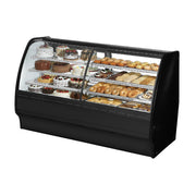True Mfg. TGM-DZ-77-SC/SC-B-W Dual Temp Display Case