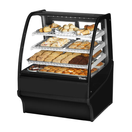 True Mfg. TDM-DC-36-GE/GE-B-W Non-Refrigerated Bakery Case