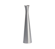 Tablecraft 268 8" Brushed Zinc Alloy Bud Vase