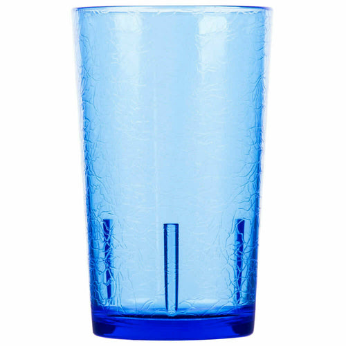 Cambro D12 Del Mar 12 oz. Crackled Plastic Tumbler Cup