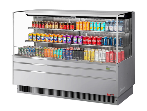 Turbo Air TOM-72L-UF-W(B)-3S-N Open Air Merchandiser