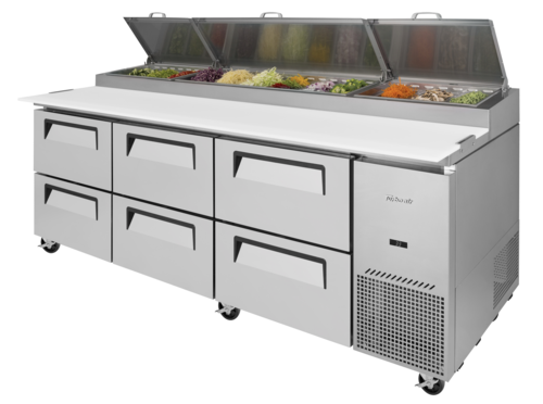 Turbo Air TPR-93SD-D6-N Pizza Prep Table