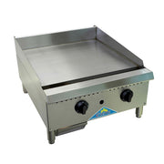 Comstock-Castle CCHG-60-1 60" Manual Countertop Gas Griddle | 150,000 BTU