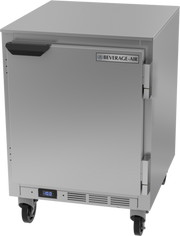 Beverage Air UCF24HC 24" 1 Door Shallow Depth Undercounter Freezer | 4.9 Cu. Ft.