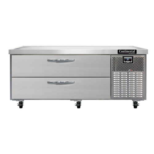 Continental D60GN 60" 2-Drawer Chef Base Refrigerator