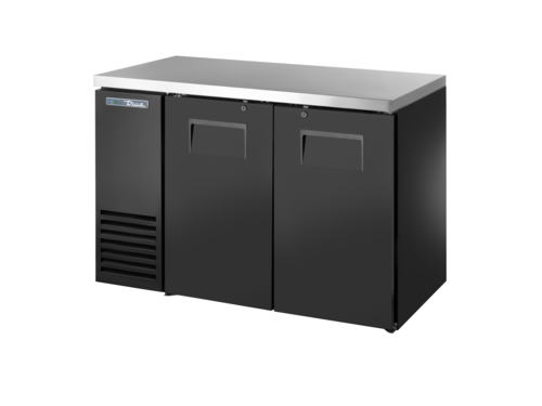 True Mfg. TBB24-48-2S-Z1-SFT-B-1 Back Bar Cooler