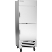 Beverage Air HBF27HC-1-HS 30" 2 Solid Half Door Bottom Mount Reach-In Freezer | 25.97 Cu. Ft.