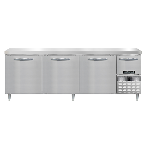 Continental Refrigerator DRA93NSS Refrigerated Counter, Work Top
