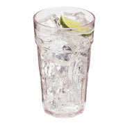 Cambro LT16 Laguna 16 oz. Hammered Plastic Tumbler Cup