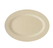 G.E.T. M-4020-S Tahoe 14" x 10" Oval Melamine Platter | Case of 12