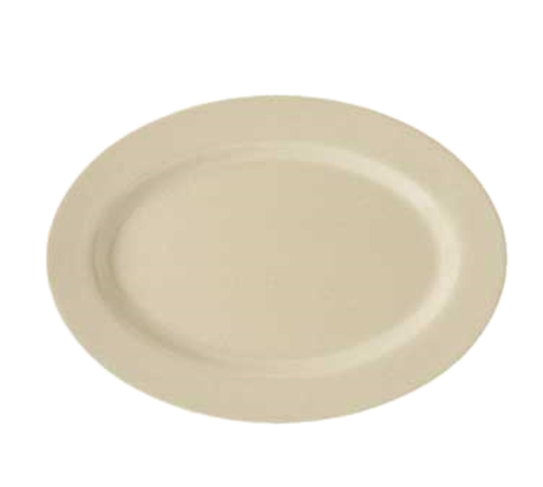 G.E.T. M-4020-S Tahoe 14" x 10" Oval Melamine Platter | Case of 12