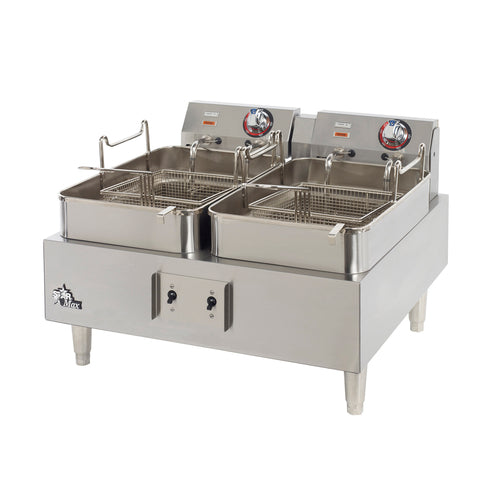 Star Star-Max 530TF 30 lb. Electric Countertop Split Pot Fryer | 208/240V
