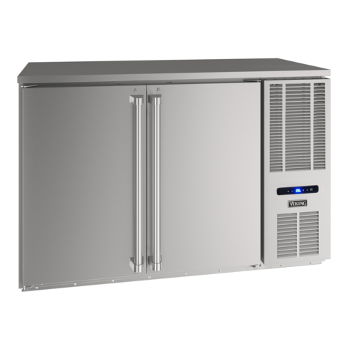 Viking VCBR552-SS01A 52" 2-Solid Door Back Bar Cooler | 12.52 Cu. Ft.