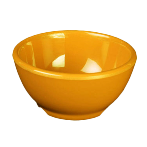 Thunder Group CR5804YW 4 5/8" Soup Bowl, Yellow 10 oz. | Case of 12