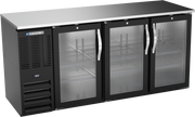 Beverage Air BBN72HC-G-B Back Bar Cooler