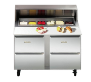 Traulsen UPT6012-DD-SB Sandwich / Salad Prep Table