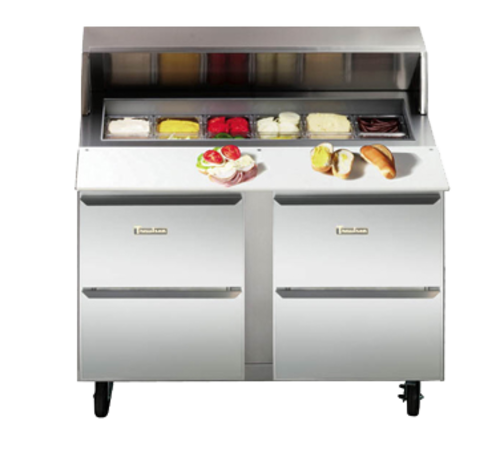 Traulsen UPT6012-DD-SB Sandwich / Salad Prep Table