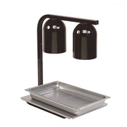 Nemco 6000A-2B Black Free Standing 2 Bulb Infrared Heat Lamp | 500 Watts