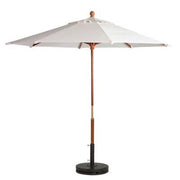 Grosfillex 98940431 White 7 ft Market Umbrella