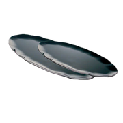 Thunder Group 30" x 12" Black Pearl Melamine Platter | Model No. RF2030BW