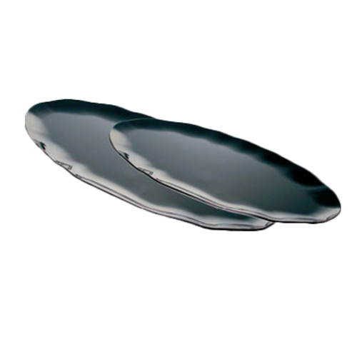 Thunder Group 30" x 12" Black Pearl Melamine Platter | Model No. RF2030BW
