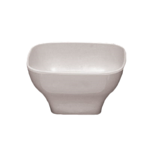 Thunder Group 12oz Passion White Melamine Square Bowl | Model No. PS3105W