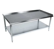 BK Resources VETS-3630 Equipment Stand w/Galvanized Undershelf | 37" x 30"