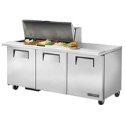 True Mfg. TSSU-72-18M-B-HC Mega Top Sandwich / Salad Prep Table
