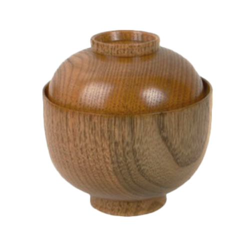 Thunder Group 45-35 3 3/4" X 2 3/4" Wood Bowl 9 oz. | Case of 12