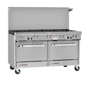 Southbend S60DD-3GL 60" 4 Burner Gas Range w/ 36" Griddle, 2 Ovens