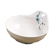 Thunder Group 3545BB 4 1/2" Saucer, Blue Bamboo 6 oz. | Case of 12