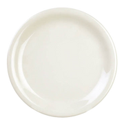 Thunder Group CR107V Ivory 7 1/4" Narrow Rim Plate | Case of 12