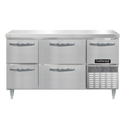 Continental Refrigerator DFA60NSS-D Freezer Counter, Work Top
