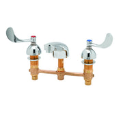 T&S Brass B-2990-WH4 8" Center Deck Mount Lavatory Faucet
