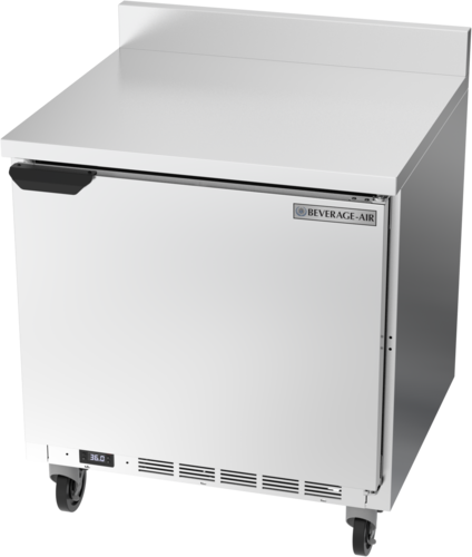 Beverage Air WTR32AHC-FIP 32" Worktop Refrigerator with 4" Foamed-In Backsplash | 7.2 Cu. Ft.