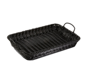 G.E.T. WB-1524 18 x 12-1/4" Rectangle 2-Handle Polyweave Basket