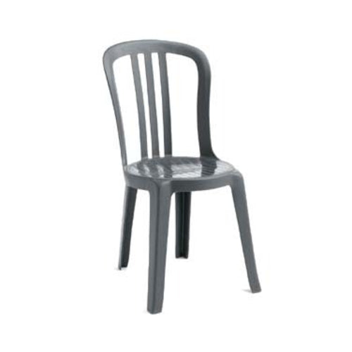 Grosfillex US495502 Miami Bistro Outdoor Chair | Charcoal