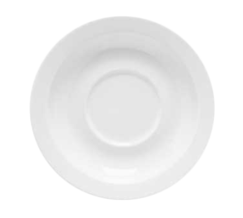 G.E.T. SU-4-DW Diamond White 4-1/2" White Melamine Saucer | Case of 48