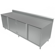 BK Resources CSTR5-30120H Work Table, Cabinet Base Hinged Doors