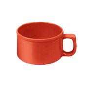 Thunder Group CR9016PR 4" Soup Mug, Pure Red 10 oz. | Case of 12