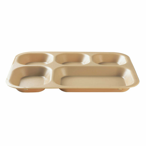 Cambro 14105CW133 Camwear 5 Compartment Tray | 10” x 14”