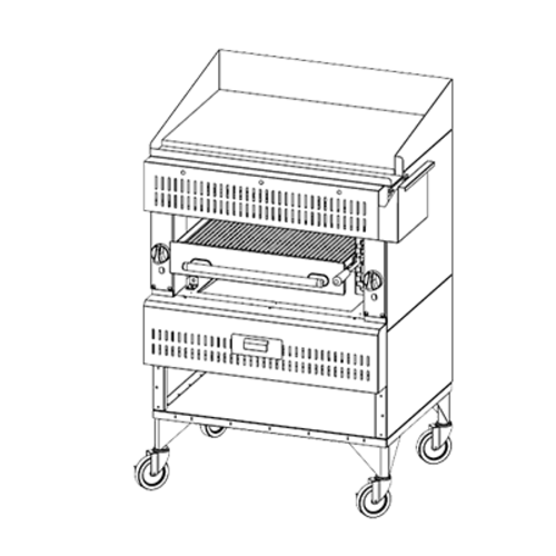 Vulcan VST3B Deck-Type Gas Broiler