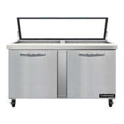 Continental Refrigerator SW60N24M-HGL Refrigerated Counter, Mega Top Sandwich / Salad Unit