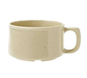 G.E.T. BF-080-S Bake & Brew 11 oz. Sandstone Melamine Soup Mug | Case of 24