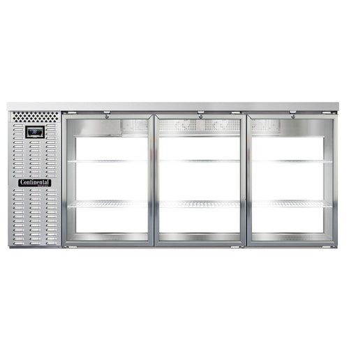 Continental Refrigerator BB79NGDPT Back Bar Cabinet, Refrigerated, Pass-Thru